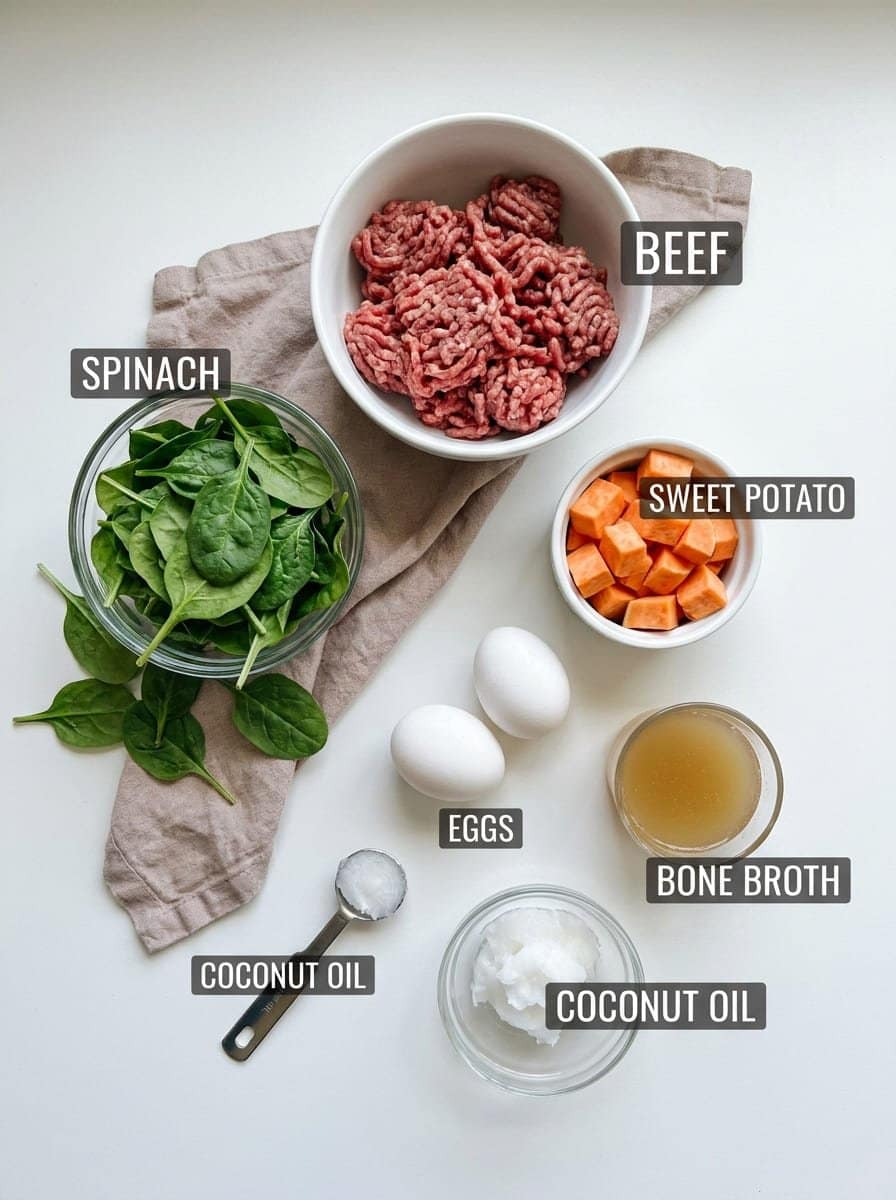 Grain-Free Beef And Spinach Dog Food Recipe